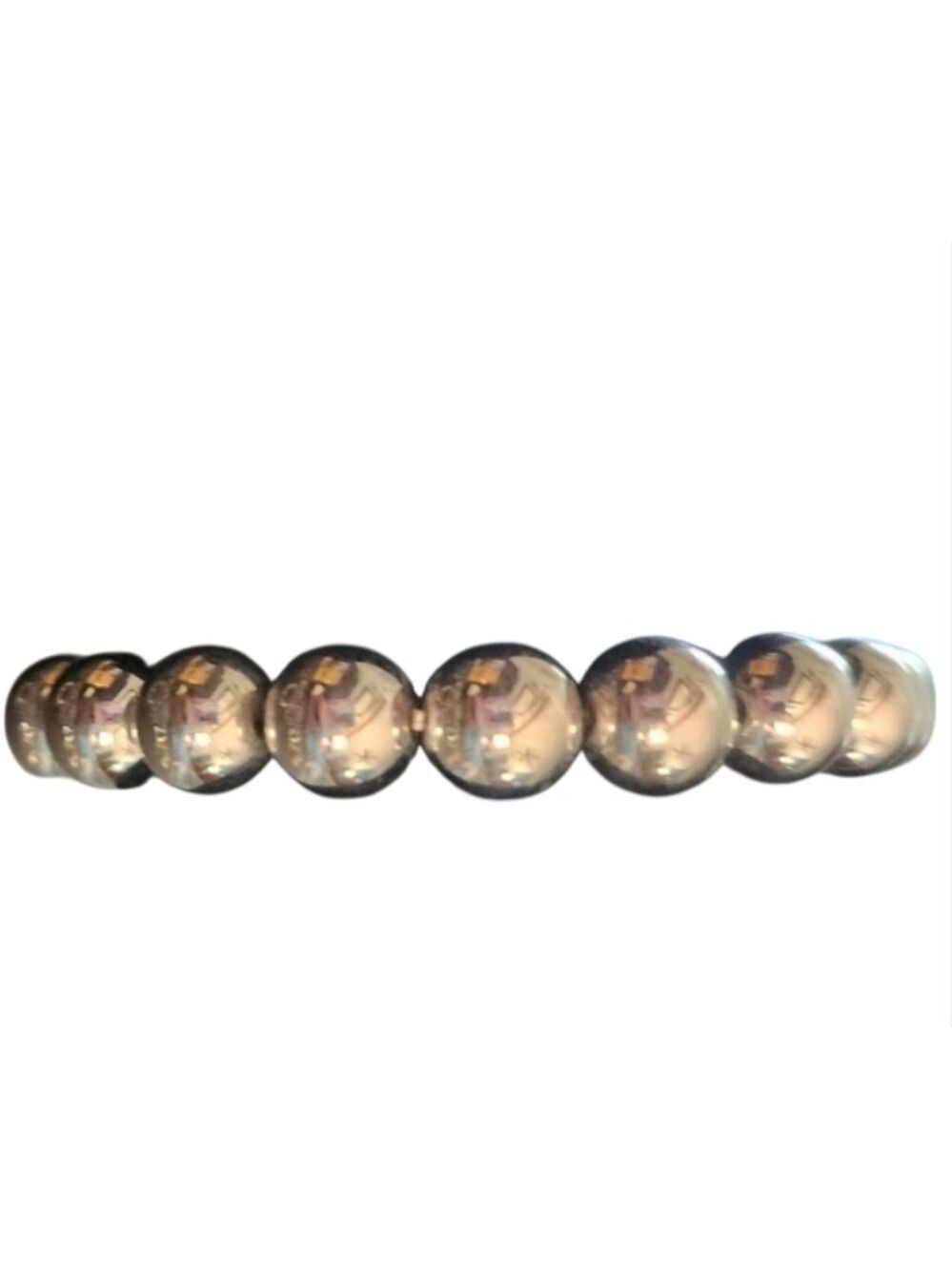 Silvertone Beaded Bracelet 4 For $20